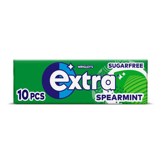 Extra Spearmint Chewing Gum Sugar Free 10 pieces