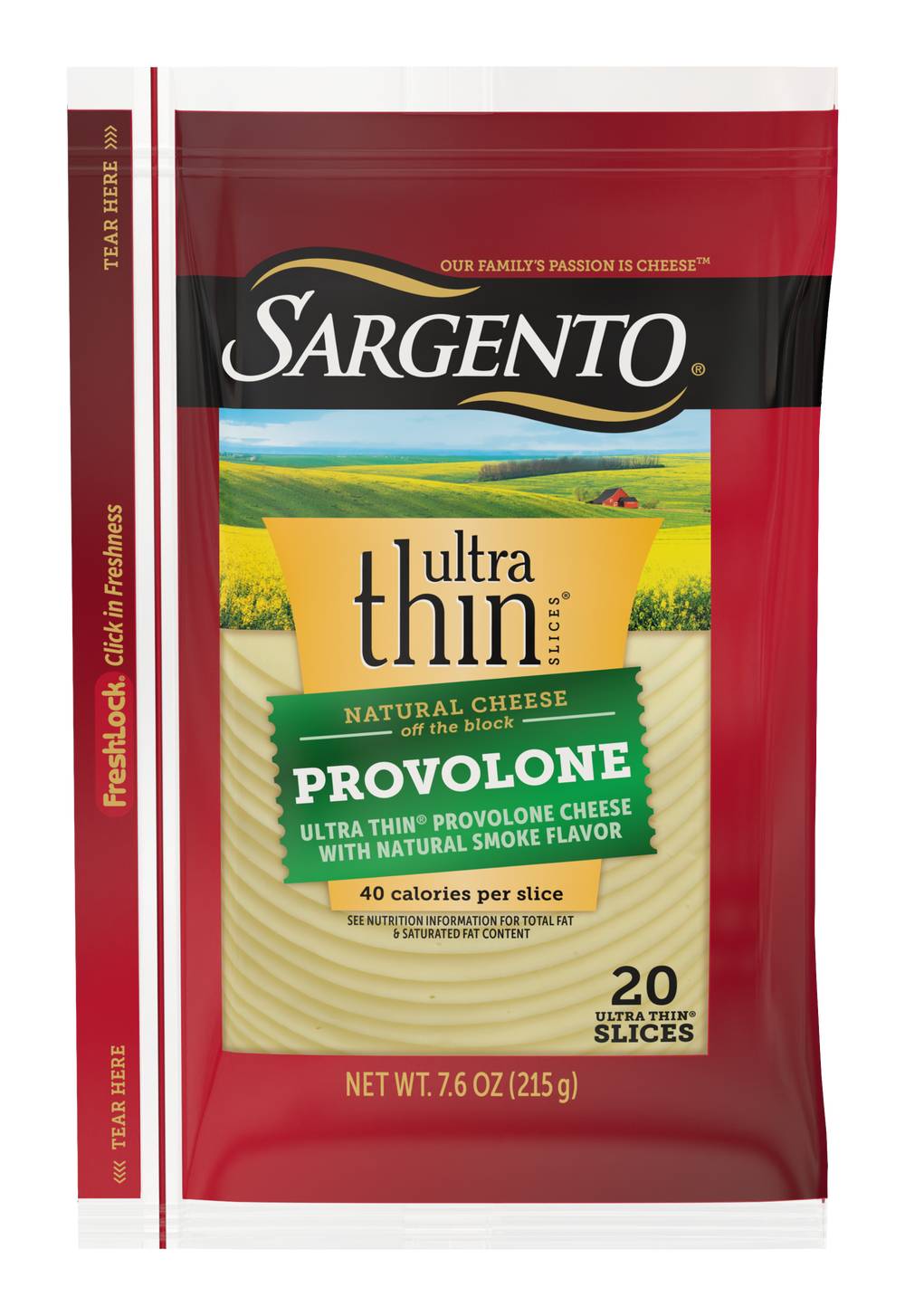 Sargento Ultra Thin Provolone Cheese Slices (7.6 oz)