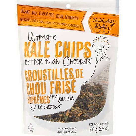 Solar Raw Food Organic Kale Chips Better Than Cheddar (100 g)