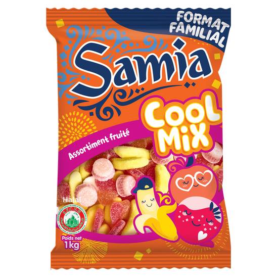 Samia - Assortiment bonbons gélifies halal (fruité)