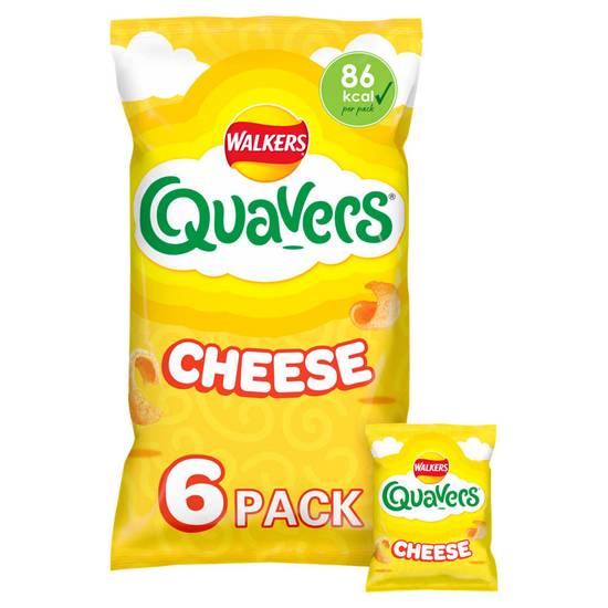 Walkers Quavers Cheese Multipack Crisps 9 pack
