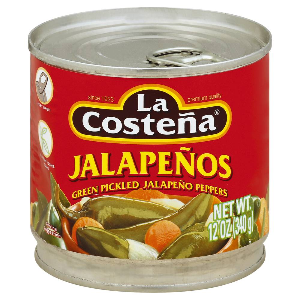 La Costeña Green Pickled Jalapenos Peppers (12 oz)