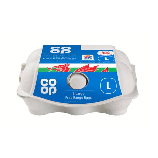 Co-Op Welsh Large Free Range Eggs 6s