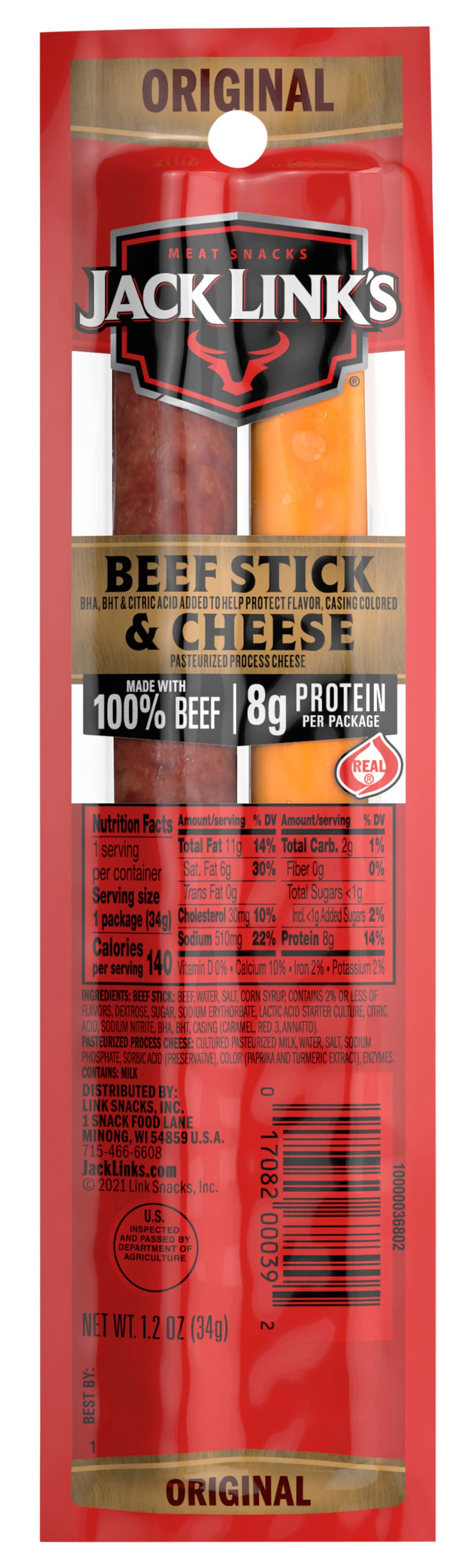 Jack Link's Original Beef & Cheese (1.2 oz)