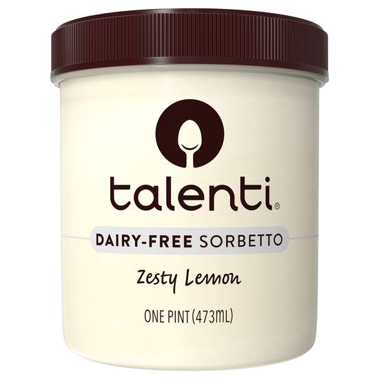Talenti Dairy-Free Sorbetto Ice Cream (zesty lemon)