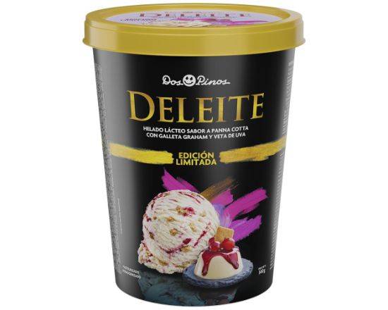 Dos Pinos Helado Deleite Panna Cotta Uva 540 G