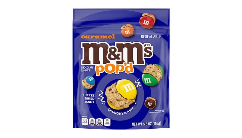 M&M's Pop'd Caramel Chocolate Crunchy Candy 5.5 oz
