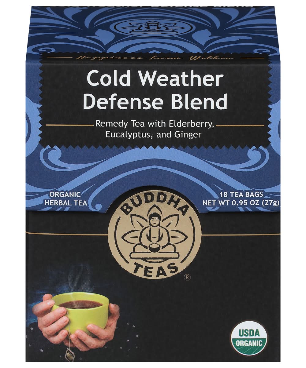 Defese Tea Buddha Teas Organic Cold Weather Defense Blend Organic Herbal Tea ...