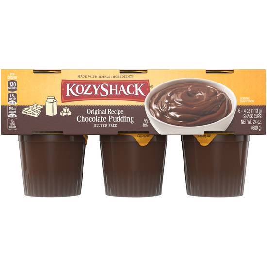 Kozy Shack Original Recipe Rice Pudding - 6ct/4oz Cups