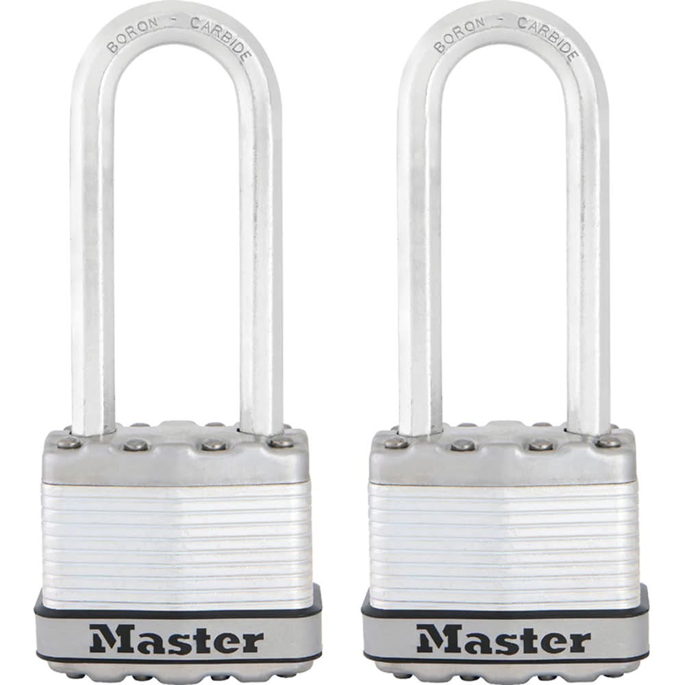 Master Lock Magnum 1-9/16 In. H X 11/16 In. W X 1-3/4 In. L Steel Dual Ball Bearing Locking Weather-