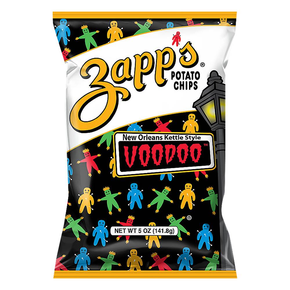 Zapp's New Orleans Kettle Style Voodoo Potato Chips (5 oz)