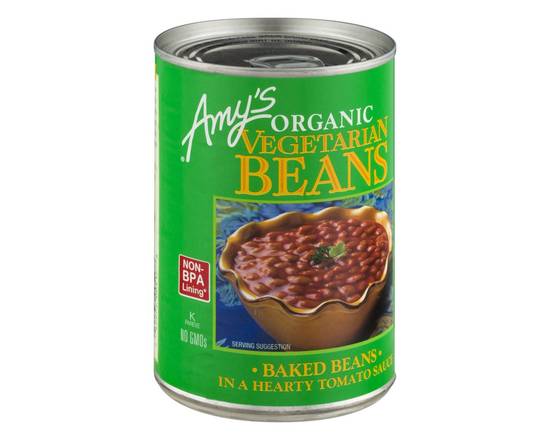 Amy's · Organic Baked Beans in Hearty Tomato Sauce (15 oz)