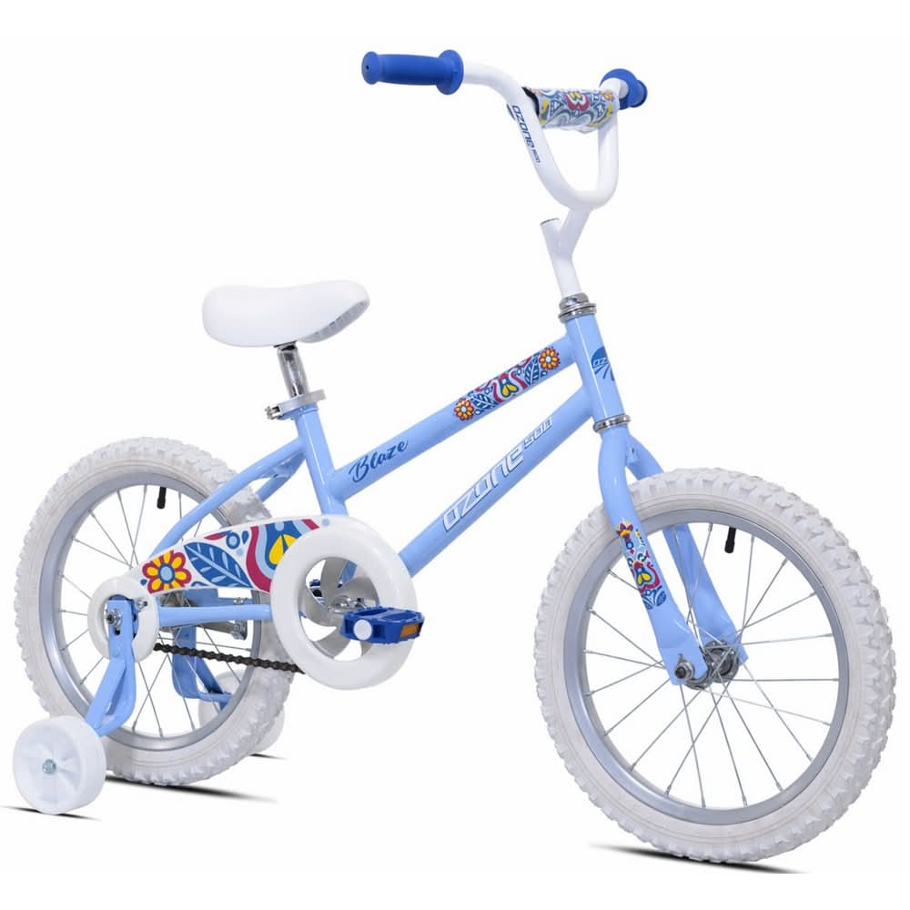 Ozone 500 Girls' Blaze 16" Bike, Light Blue 01, 16BIKE