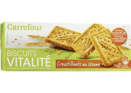 Carrefour - Biscuits vitalité (sésame)