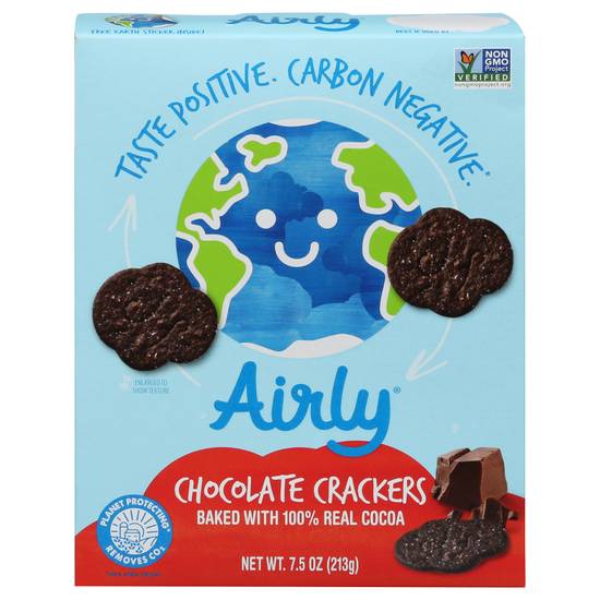 Airly Chocolate Oat Clouds Crackers (7.5 oz)