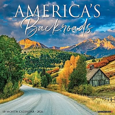 2026 Willow Creek America's Backroads 12 x 12 Monthly Wall Calendar (49808X)