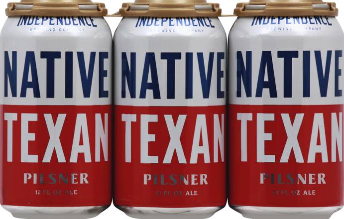 Independence Native Texan Pilsner Beer (6 ct, 12 fl oz)