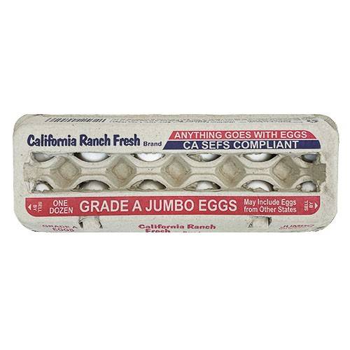 California Ranch Fresh Jumbo Eggs, Grade A (12 ct)