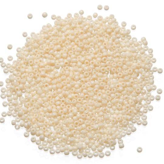 TOHO Japanese Glass Seed Beads, 11/0, Cream (0.35 oz)