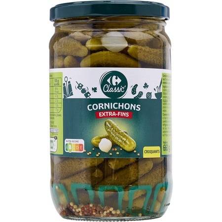 Carrefour Classic' - Cornichons extra-fins