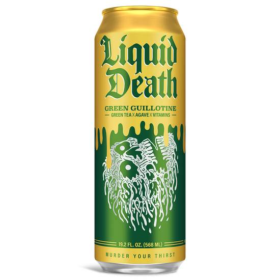 Liquid Death Iced Tea (19.2 fl oz) (green guillotine)