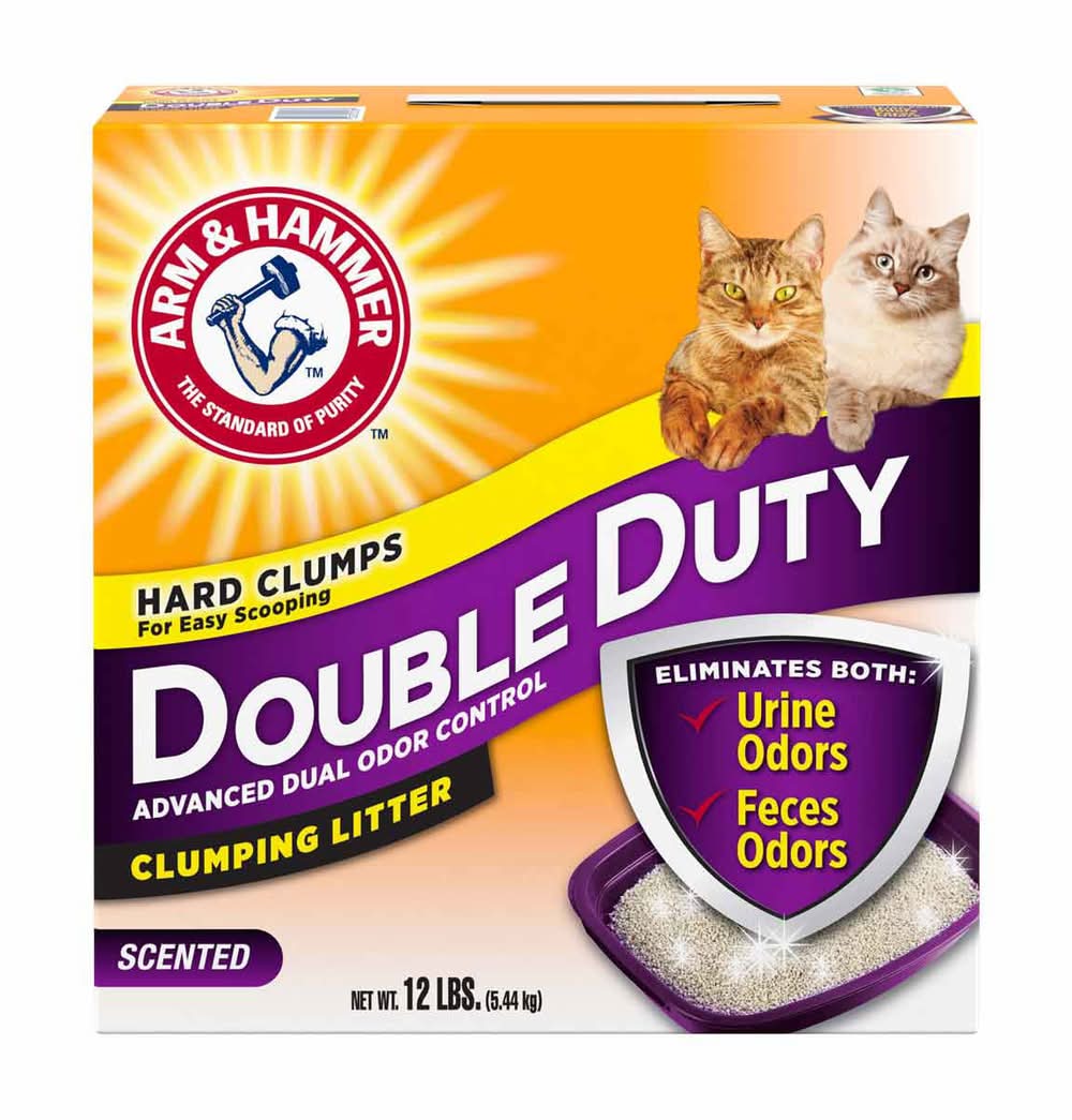 Arm & Hammer Double Duty Clumping Litter Scented 12 Lb