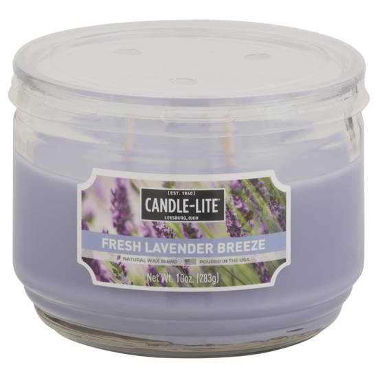 Candle Lite Fresh Lavender Breeze Candle