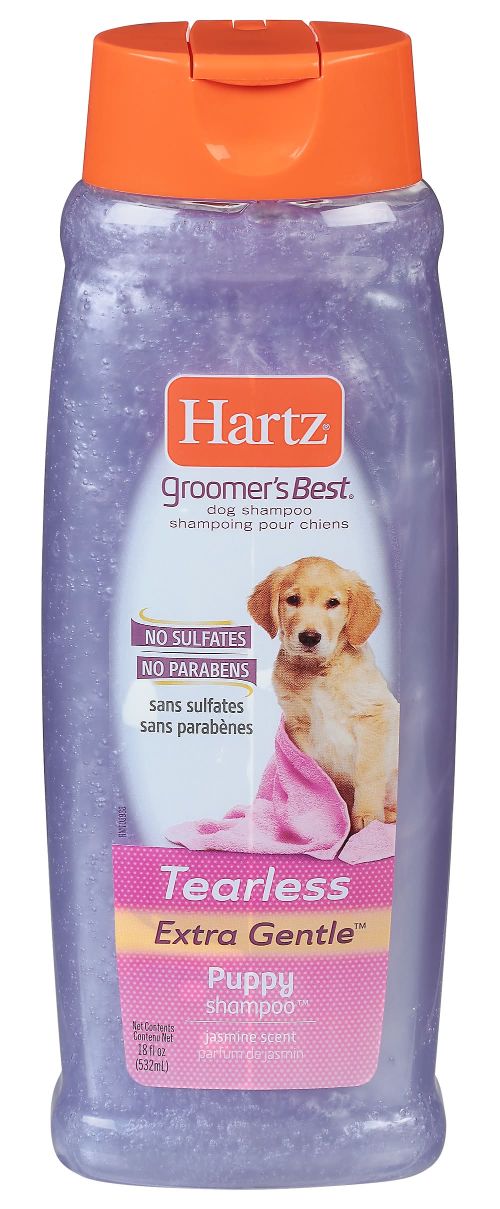 Hartz Groomer's Best Extra Gentle Puppy Tearless Jasmine Scent Dog Shampoo (18 fl oz)
