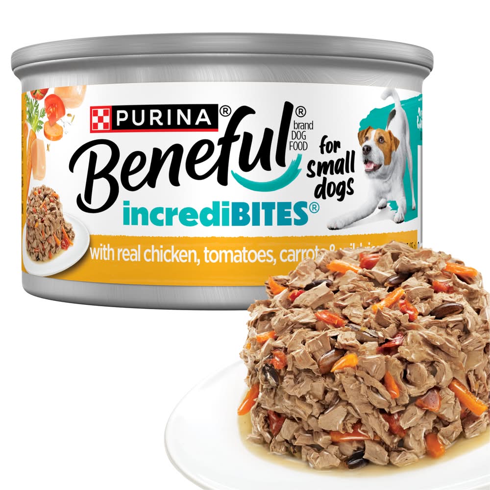 Purina Beneful Incredibites Bites With Real Chicken Wet Dog Food (3 oz)