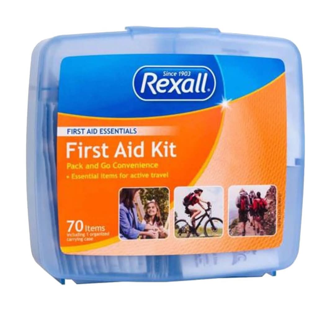 Rexall First Aid Kit 70 Pc