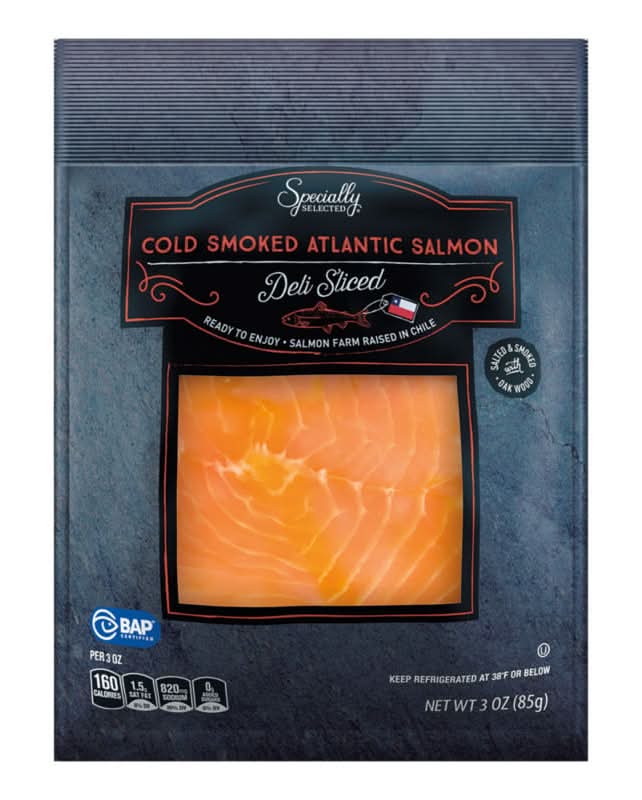Specially Selected Deli Sliced Cold Smoked Atlantic Salmon (3 oz)