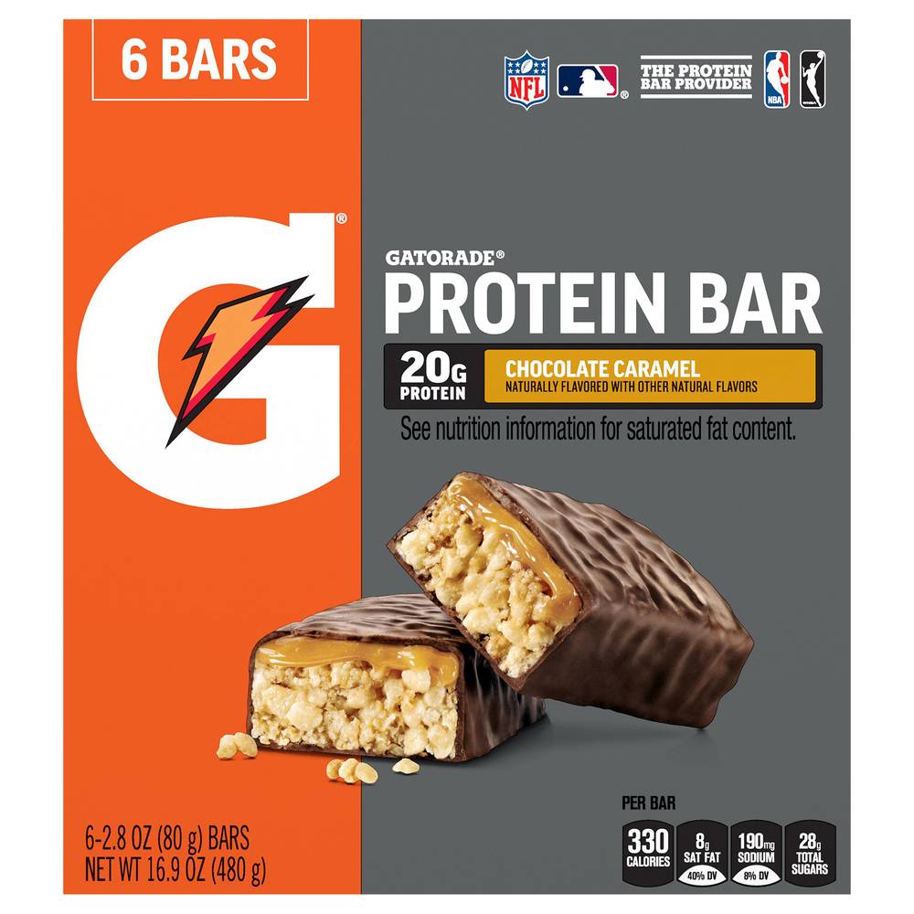 Gatorade Protein Bars (chocolate caramel)