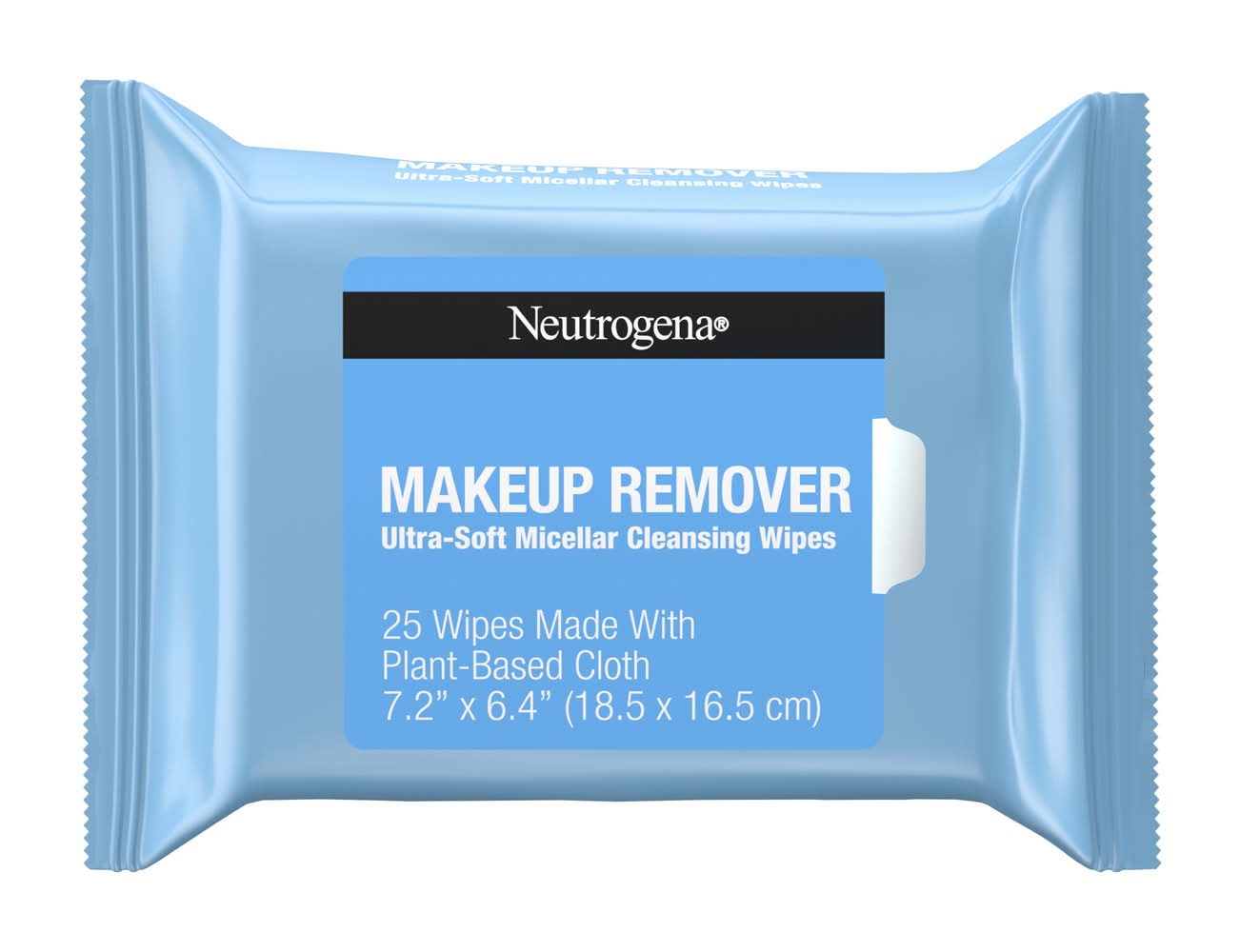 Neutrogena Makeup Remover Ultra Soft Micellar Cleansing Wipes, 7.2x6.4 in (25 ct)