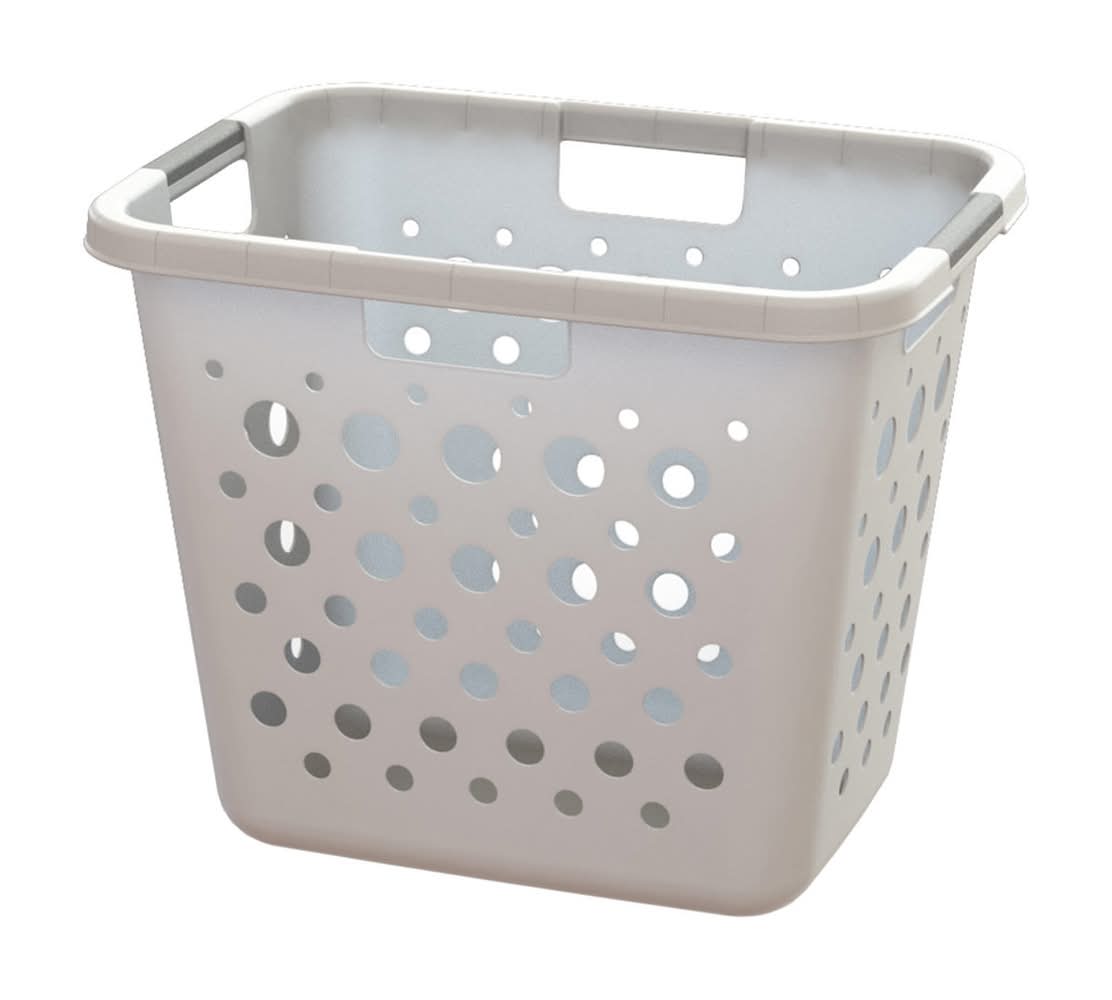 TrueLiving Square Plastic Laundry Basket