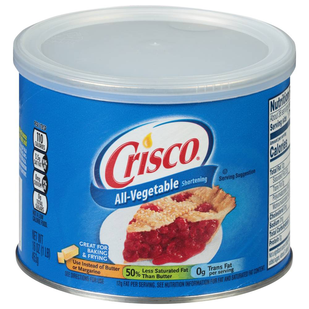 Crisco All-Vegetable Shortening (1 lbs)