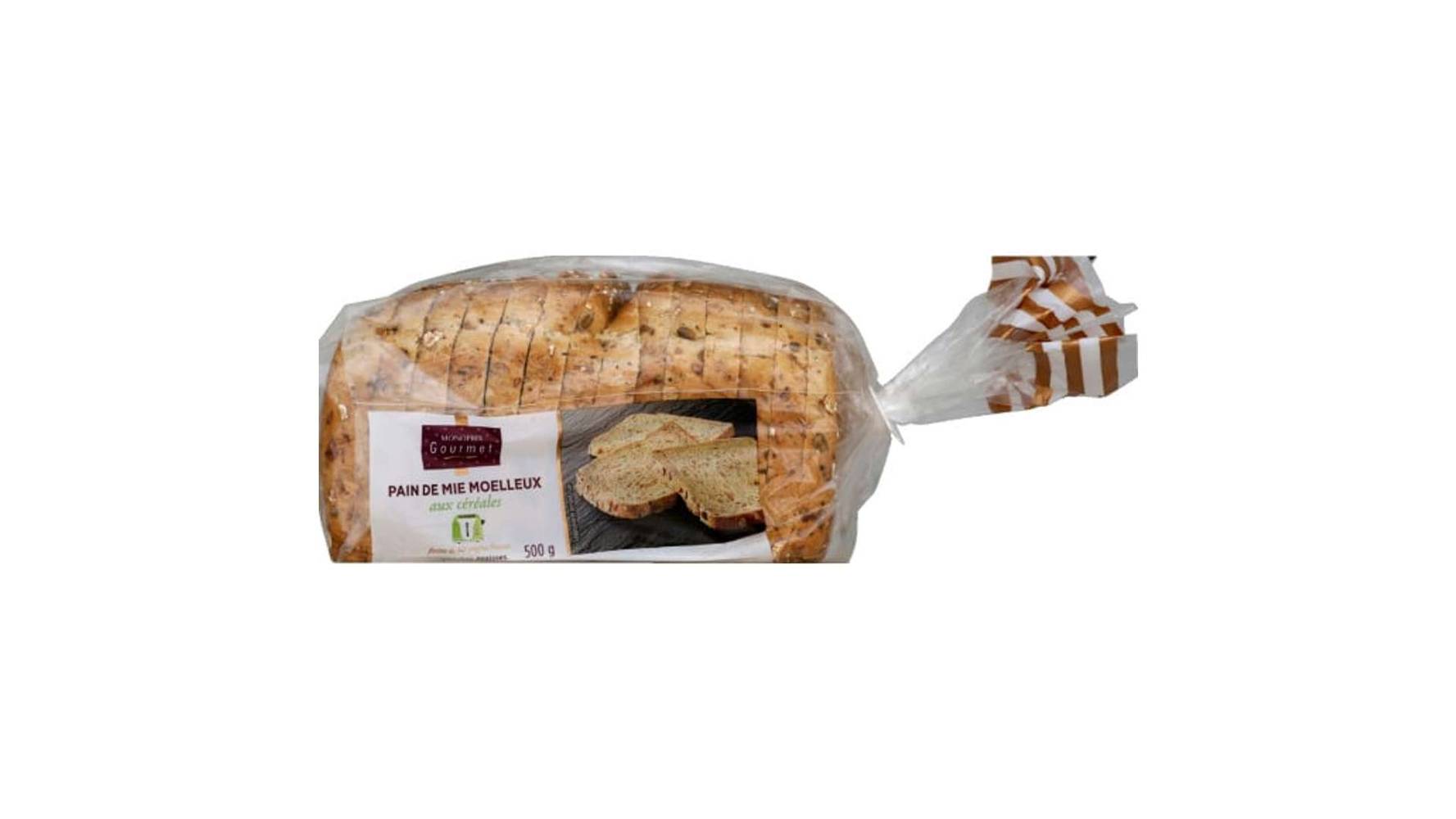 Monoprix Gourmet - Pain de mie moelleux aux céréales (14)