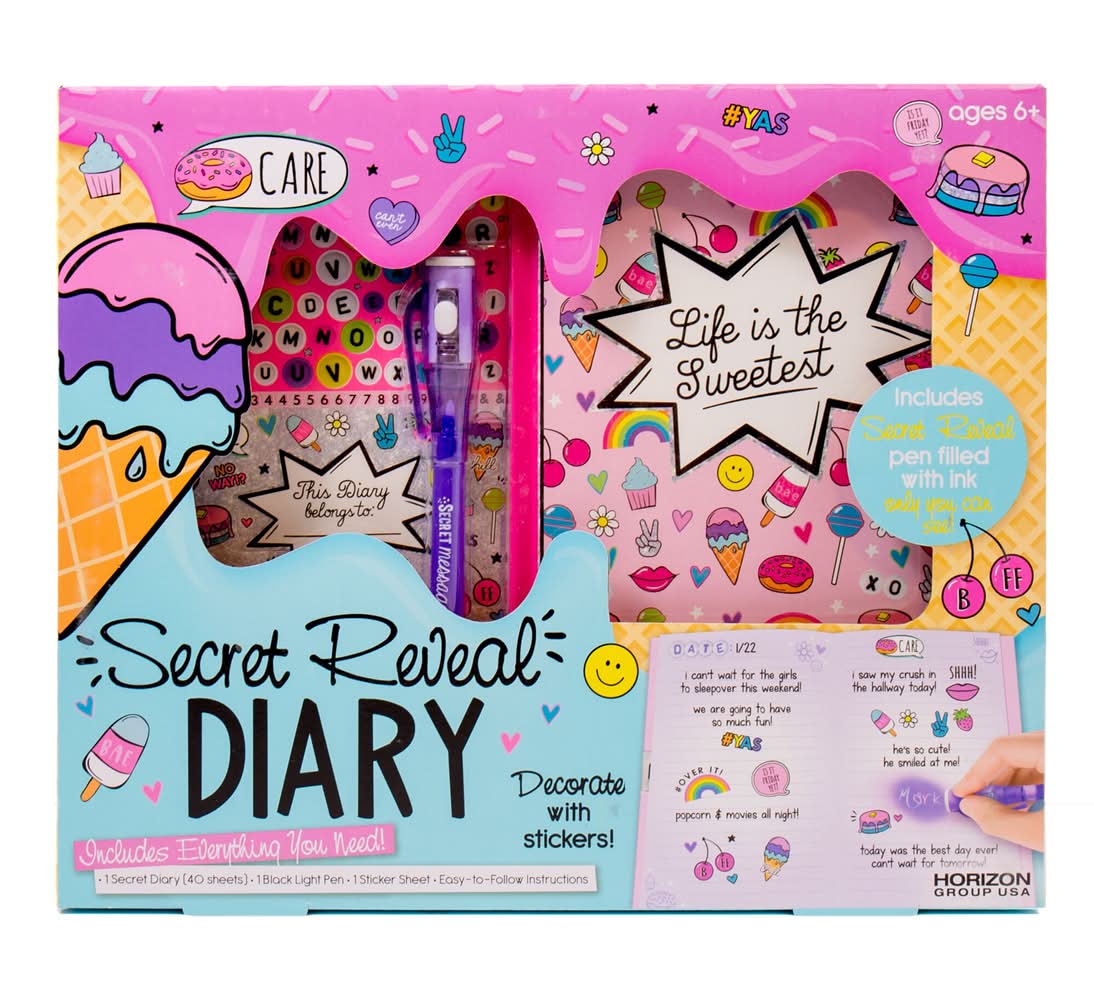 Secret Reveal Diary, Assorted Designs