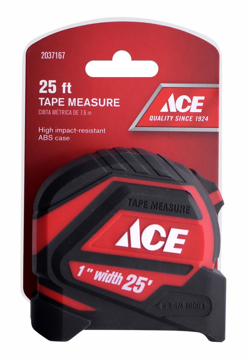 Ace 25 Ft. L X 1 In. W Compact Tape Measure 1 Pk