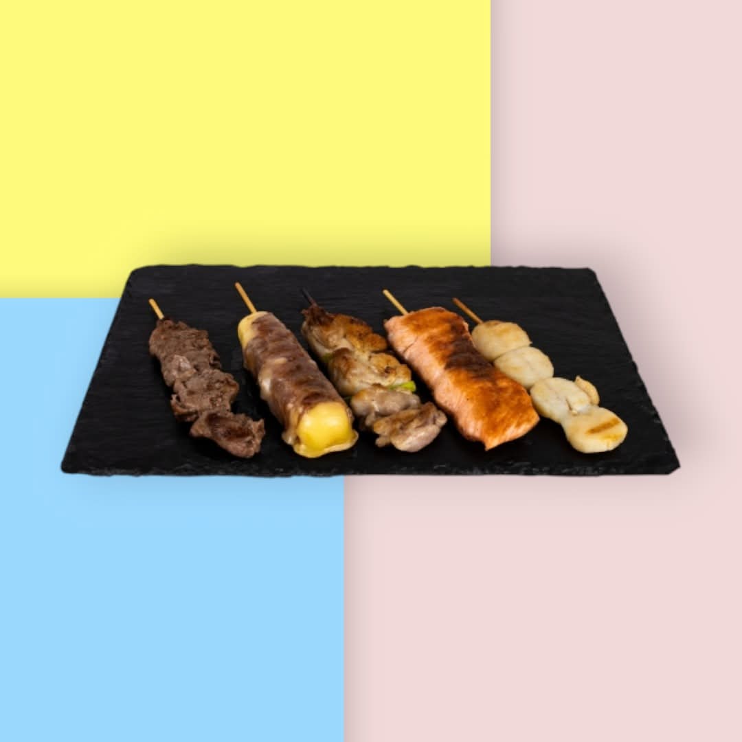 Menu Brochette Chicken & Beef Cheese