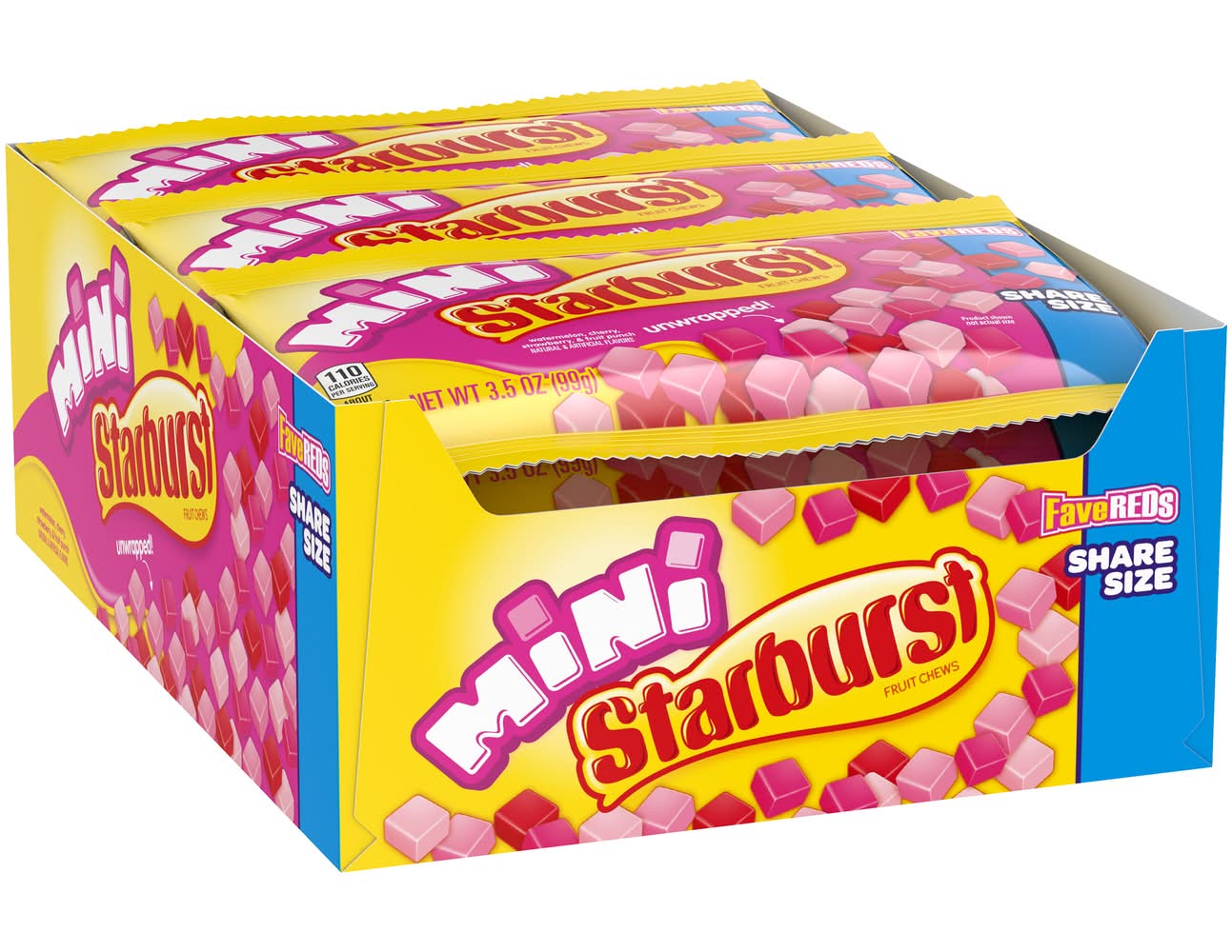 Starburst Favereds Fruit Chews (3.5 oz, 15 ct)
