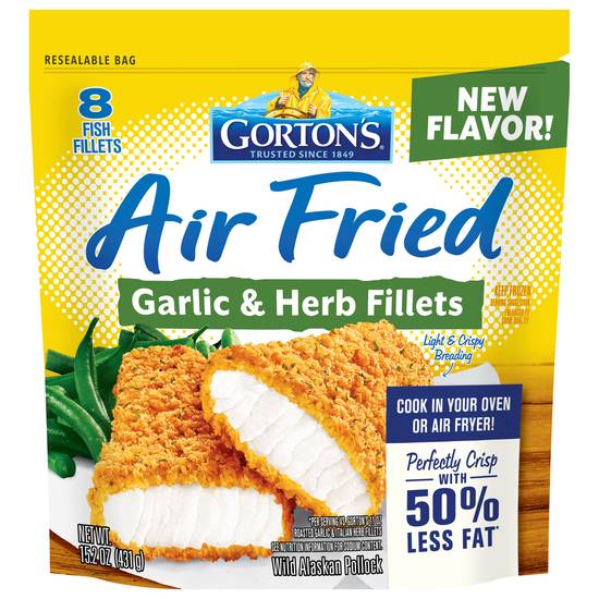 Gorton's Air Fried Garlic & Herb Fish Fillets