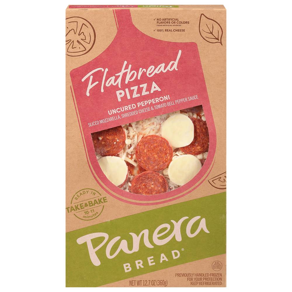 Panera Bread Uncured Flatbread Pizza, Pepperoni (13.2 oz)