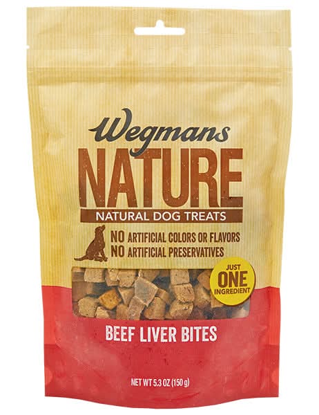 Wegmans Nature Beef Liver Bites Natural Dog Treats