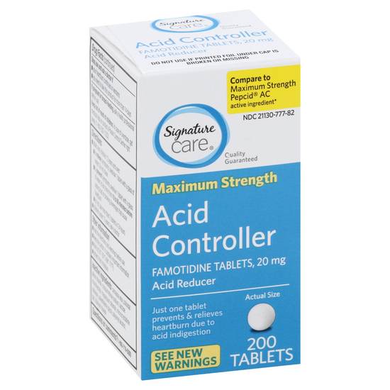Signature Care Acid Controller Famotidine 20 mg Maximum Strength (200 ct)