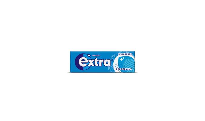 Wrigley's Extra Peppermint Chewing Gum Sugar Free 10 Pieces 14g