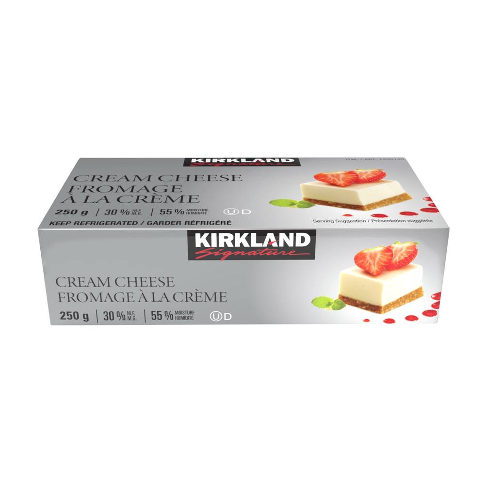Kirkland Signature Fromage à la crème (4 x 250 g) - Cream cheese (4 x 250 g)