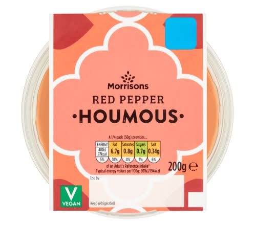 Morrisons Red Pepper Houmous (200g)