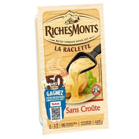 Richesmonts - Fromage à raclette sans croûte