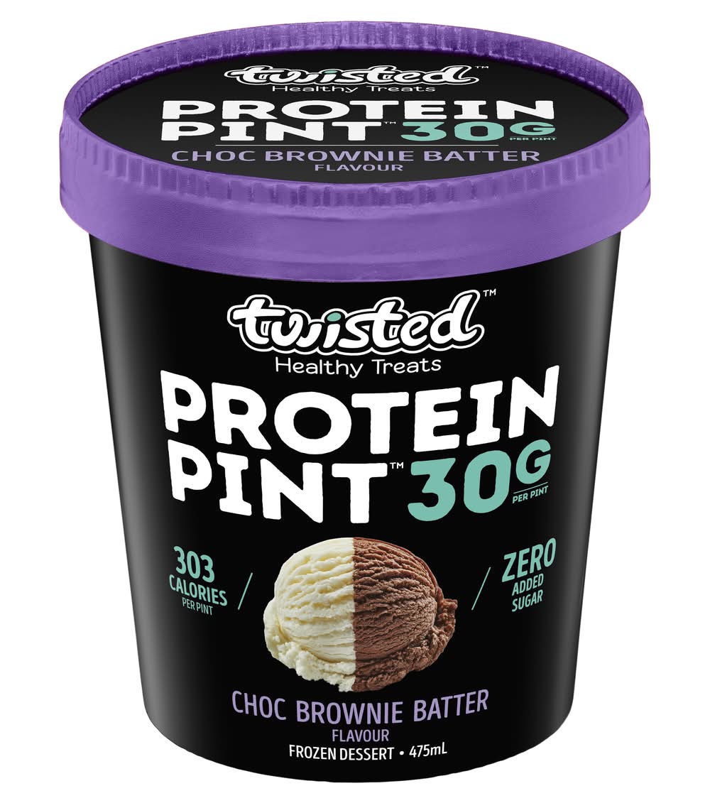 Twisted Protein Ice Cream, Chocolate Brownie Batter (475mL)