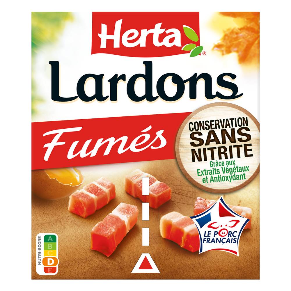 Herta - Lardons fumés (2 unités)